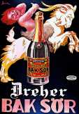 Dreher Bak sör reklámplakát nosztalgia poszter