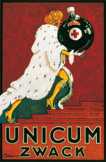 Zwack Unicum Őfelsége reklámplakát nosztalgia poszter