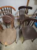 6 db szék,1 db Thonet 9208 asztal