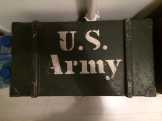 Katonai láda U.S.Army felirattal