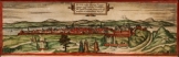 Buda térkép 1572  másolat reprodukció reprint