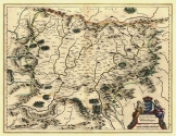 Erdély térkép 1647 latin nyelvű  másolat