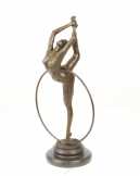 bronz szobor táncos nő BJ-42