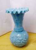 Antik blue opaline váza Portieux Vallerysthal