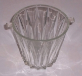 Öblös Üveg váza magassága 15 cm
